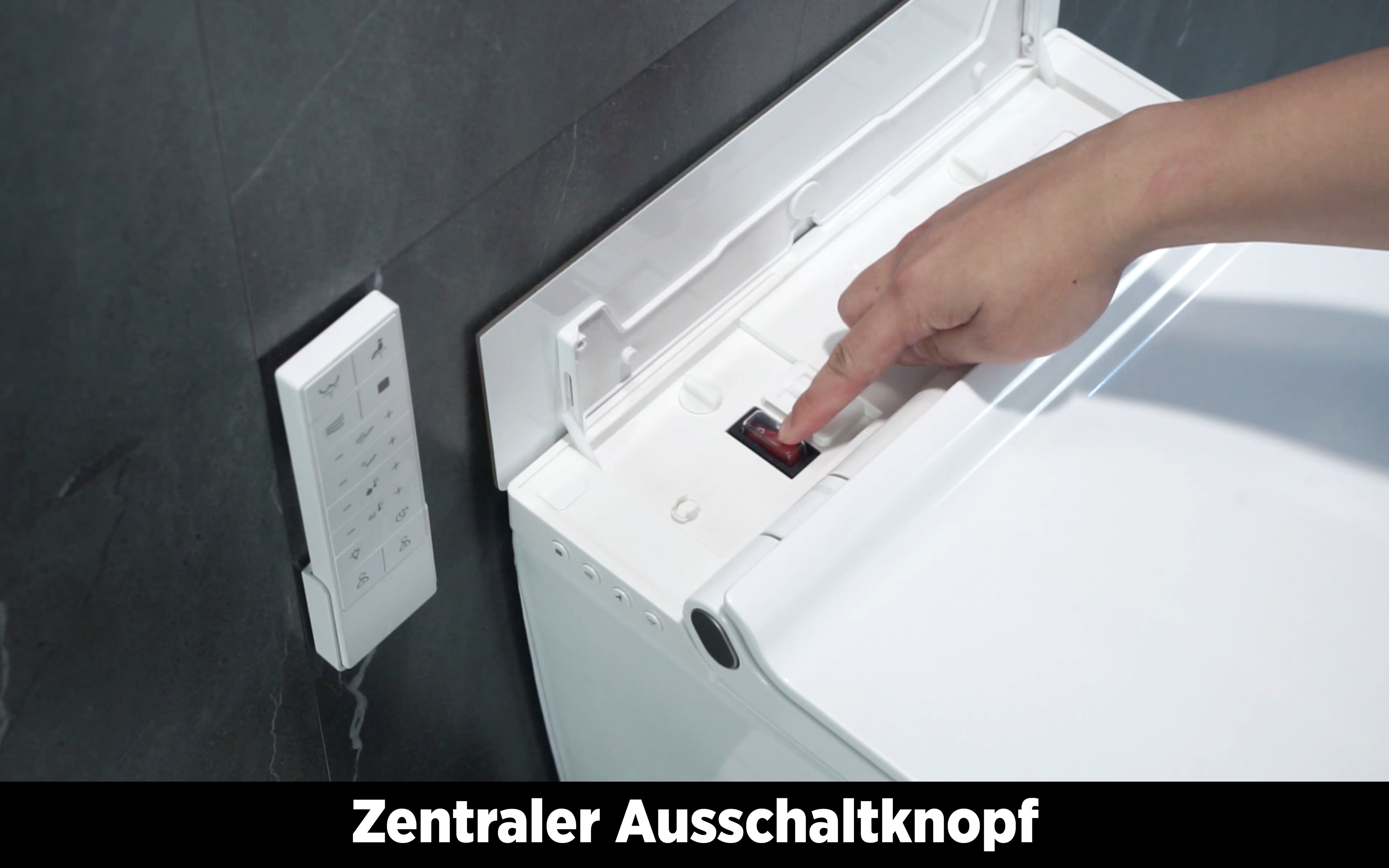 Dusch-WC inkl. WC-Sitz - Treos Serie 810 - Komplettset - weiss