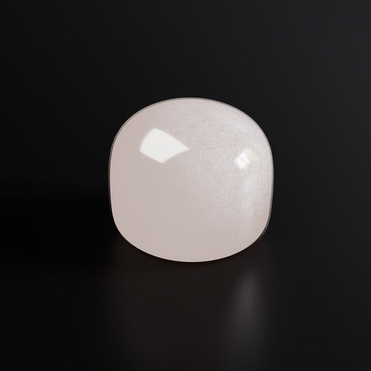 1Bewater Tischlampe  aus Marmor, Transparent White Crystal, warm-weißes Licht