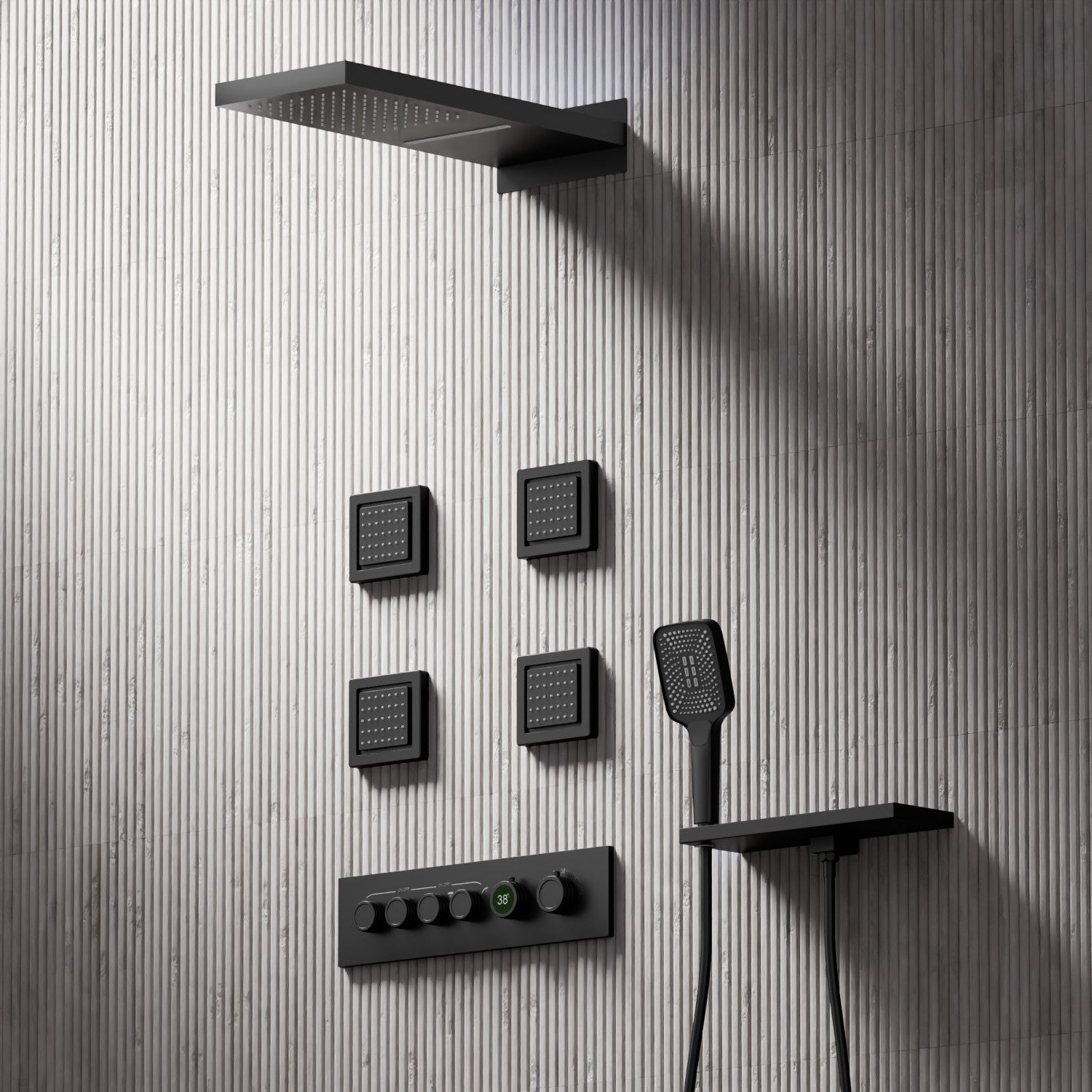 Remer rub. Wall-Single Lever Basin Mixer - Series Chrono