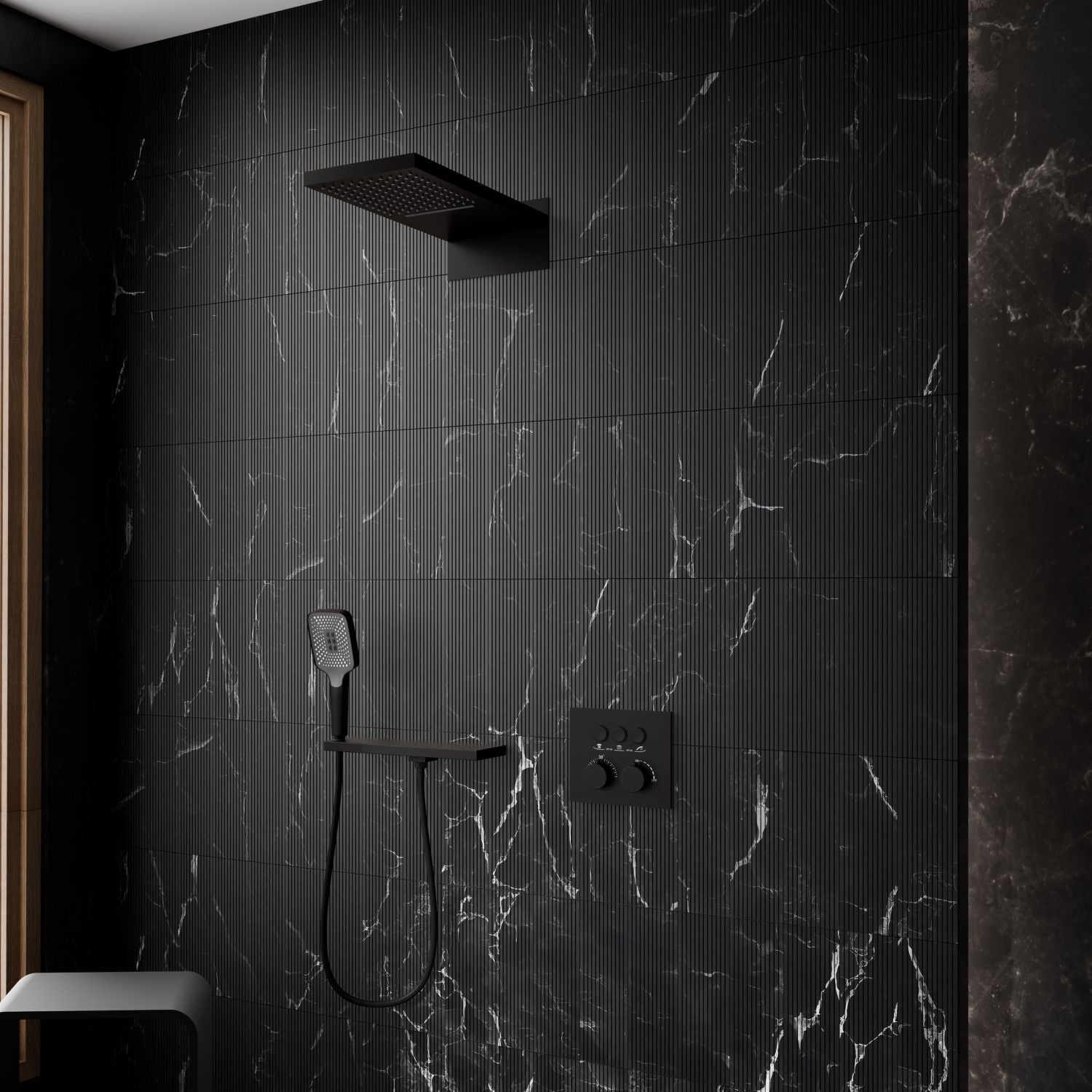 REMER RUB. Mur-Mitigeur de lavabo - Série Chrono