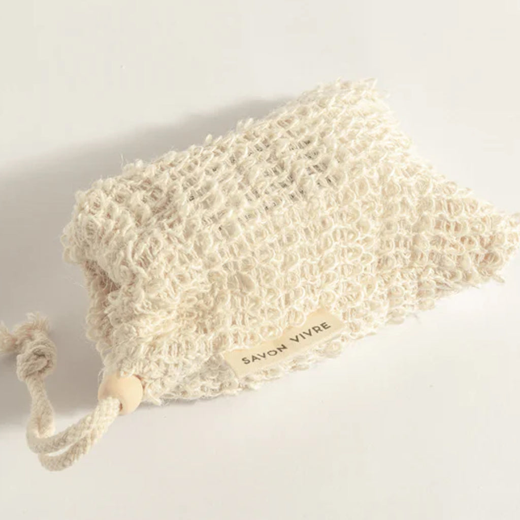 SAVON VIVRE - Bio-Sisal-Seifensäckchen, mit 5 verschiedenen Seifen á 20g befüllt