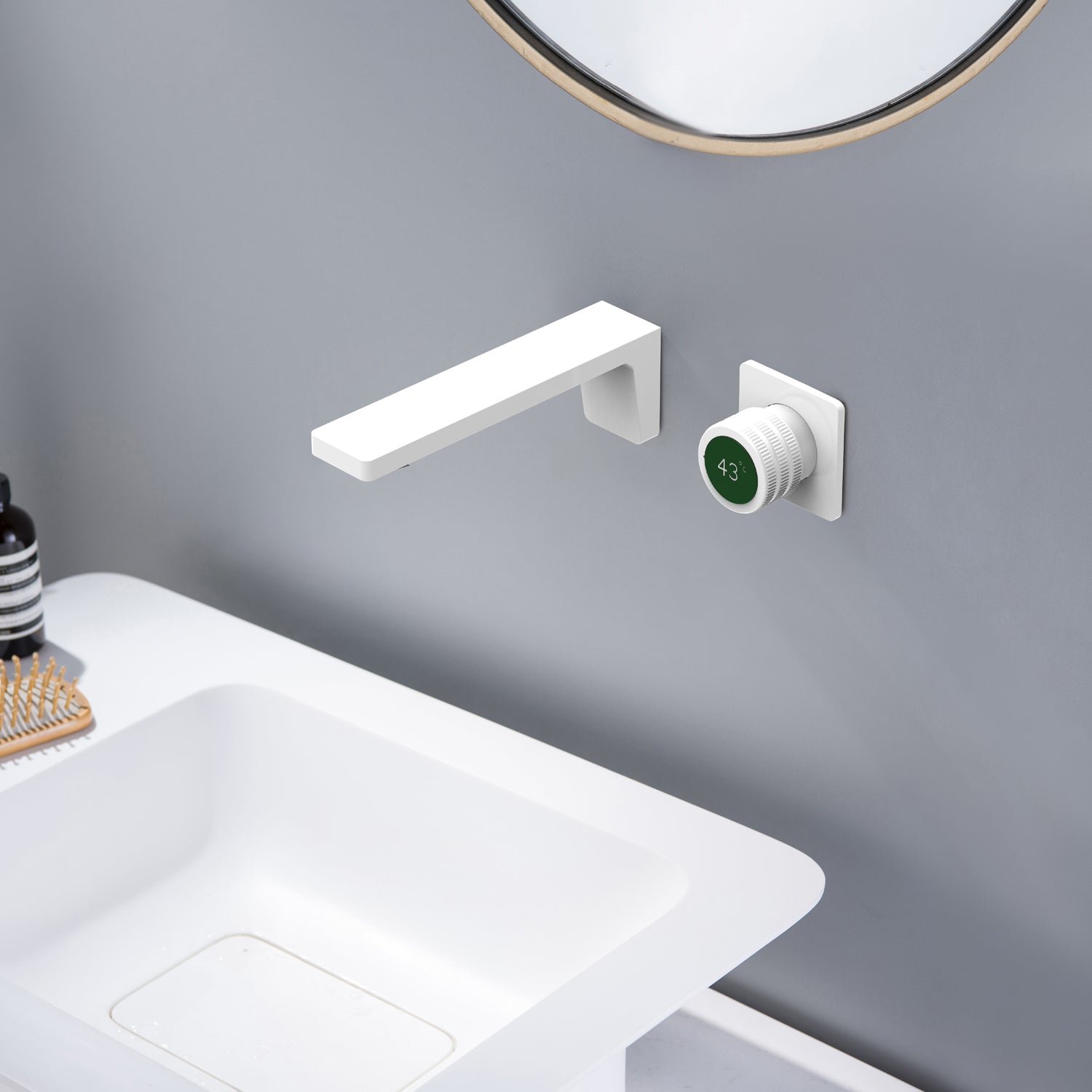 Remer wrijven. Muur-Wastafelkraan - Serie Chrono