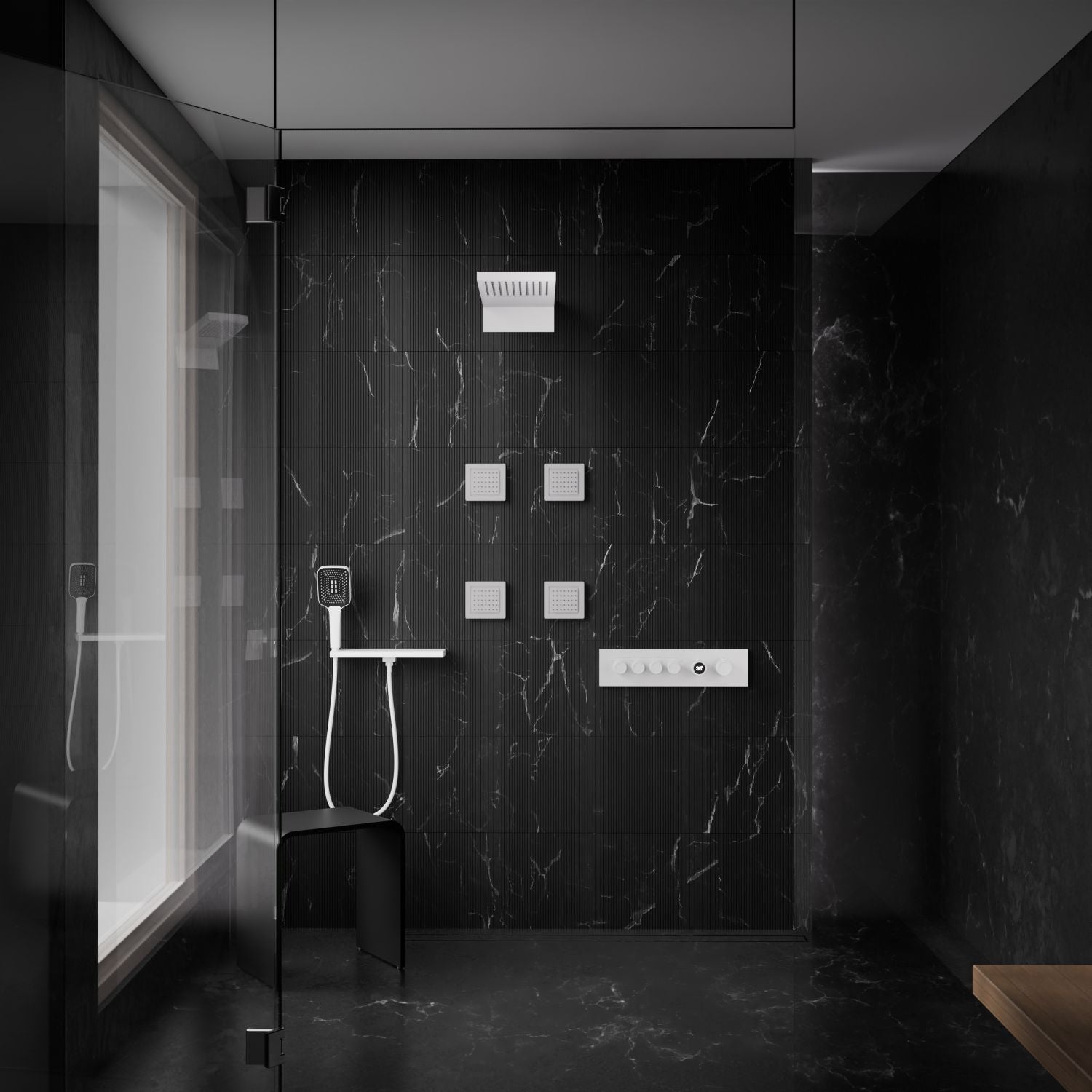 Remer rub. Wall-Single Lever Basin Mixer - Series Chrono