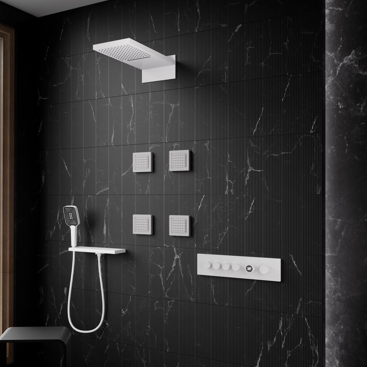 Remer rub. Wall-Single Lever Basin Mixer - Series Chrono