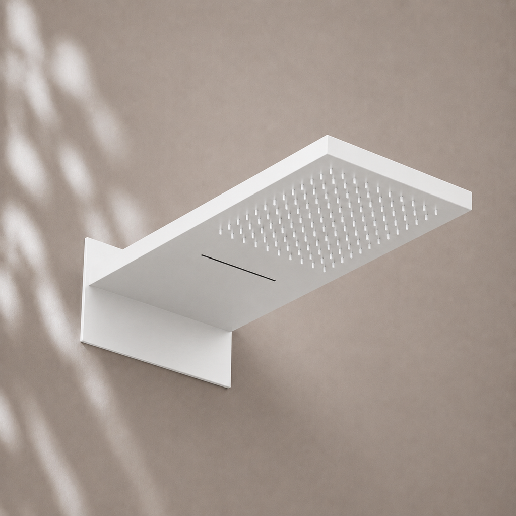 Ensemble de douche Bewater, ensemble complet avec douchette à main, Douche de tête comprenant douche cascade et mitigeur encastré