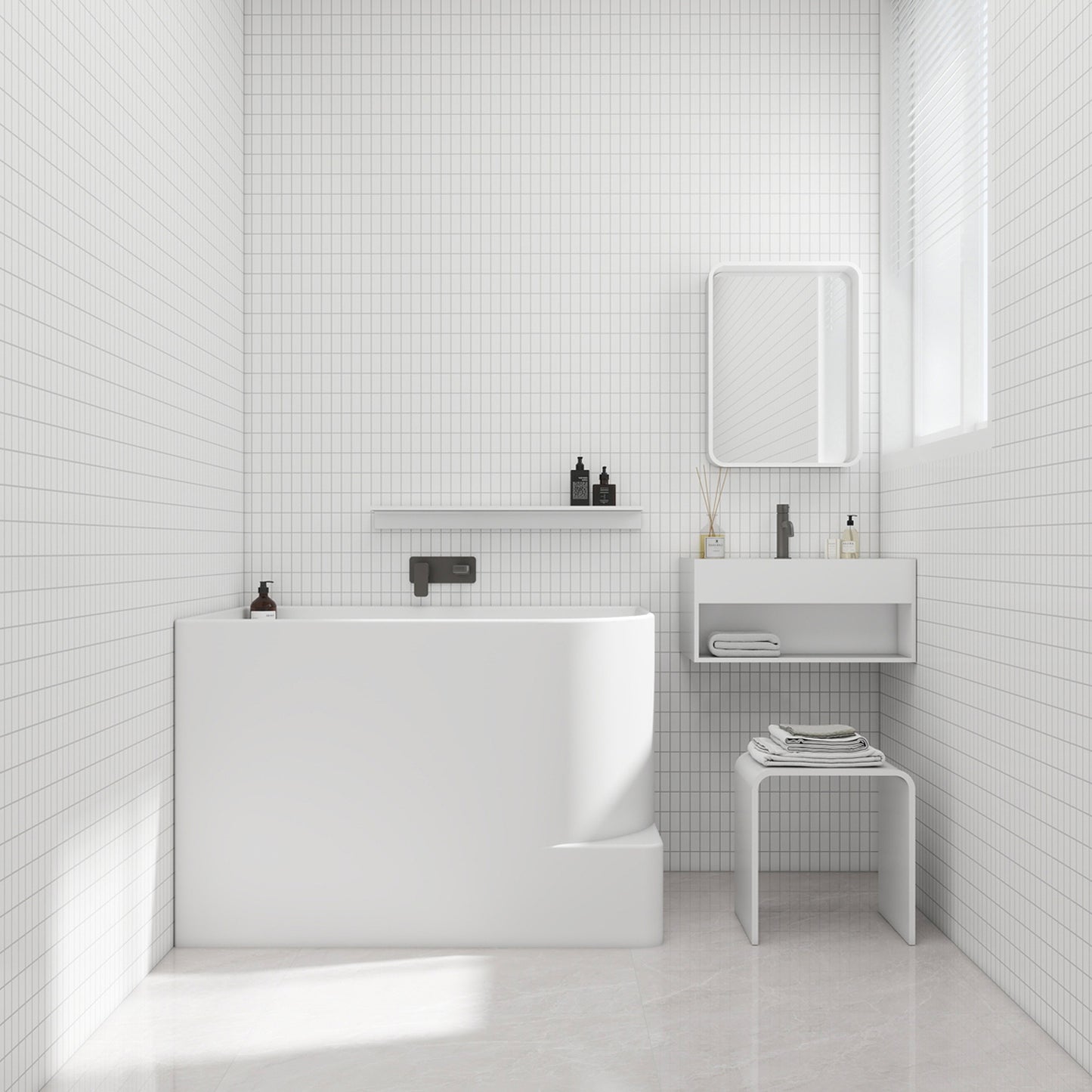 REMER RUB. Mur-Mitigeur de lavabo - Série Chrono