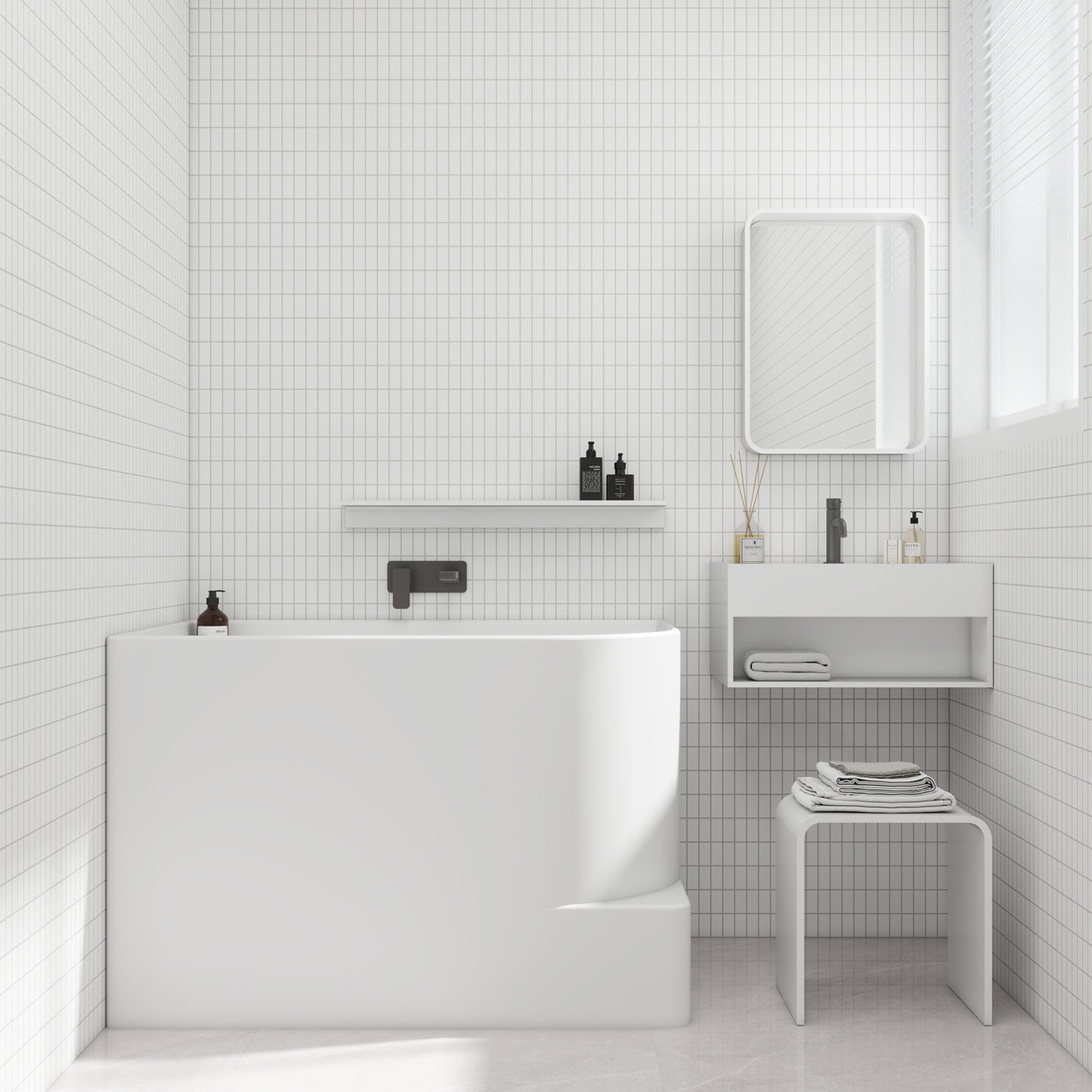 REMER RUB. Mur-Mitigeur de lavabo - Série Chrono