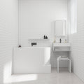 Bewater Eck-Badewanne, Einstieg rechts,  Solid Surface