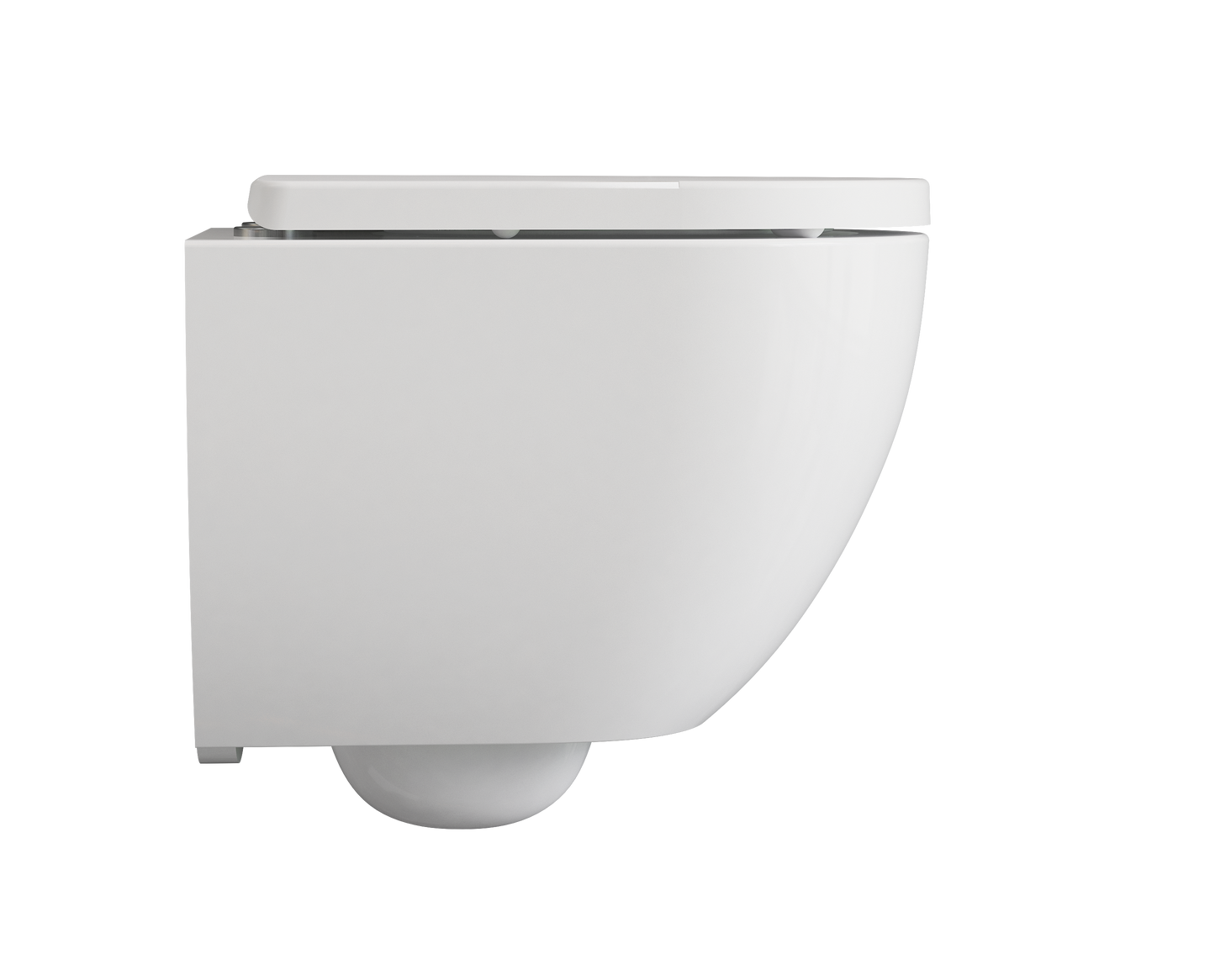 Treos Set - Wand-Tiefspül-WC inkl. WC-Sitz - 48cm - Serie 810 - spülrandlos