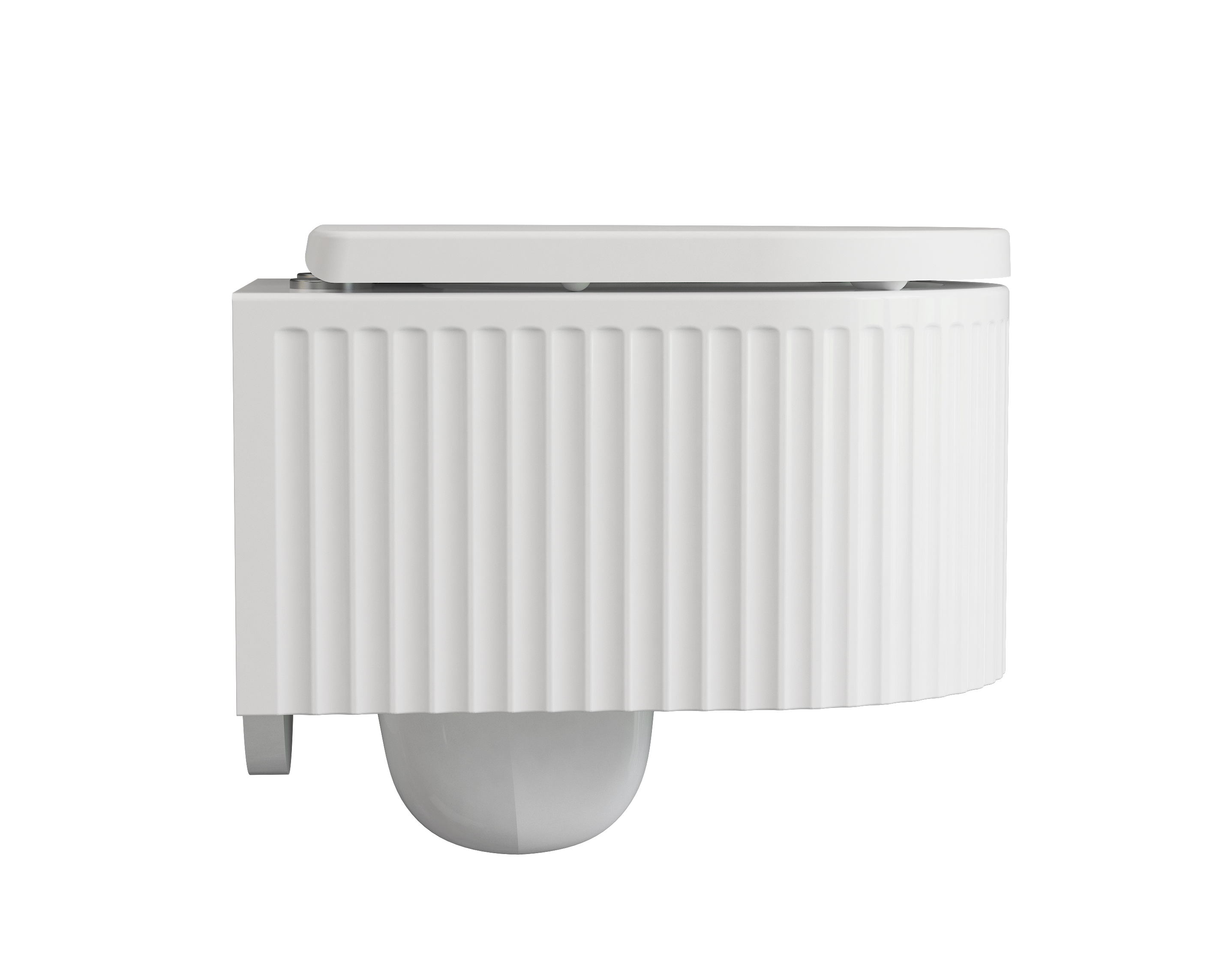 Treos Set - Wand-Tiefspül-WC inkl. WC-Sitz - 49cm - Serie 810 - spülrandlos