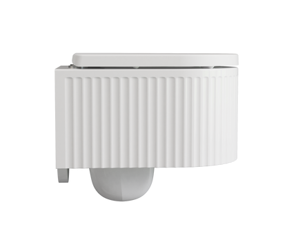 Treos Set - Wand-Tiefspül-WC inkl. WC-Sitz - 49cm - Serie 810 - spülrandlos