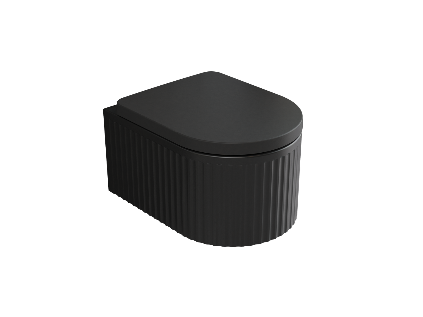 Treos Set - Wand-Tiefspül-WC inkl. WC-Sitz - 49cm - Serie 810 - spülrandlos