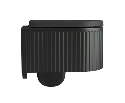 Treos Set - Wand-Tiefspül-WC inkl. WC-Sitz - 49cm - Serie 810 - spülrandlos