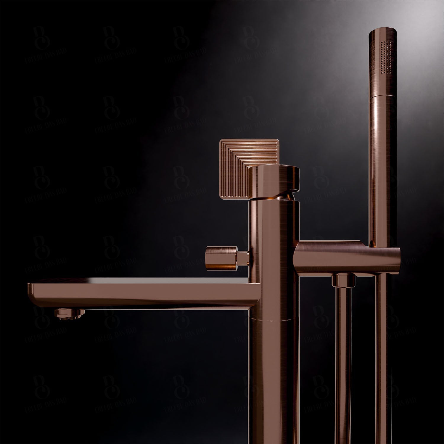 Daniël Rub. Vrijstaande badkraan - Stellar Chrome-serie Wastafelkraan