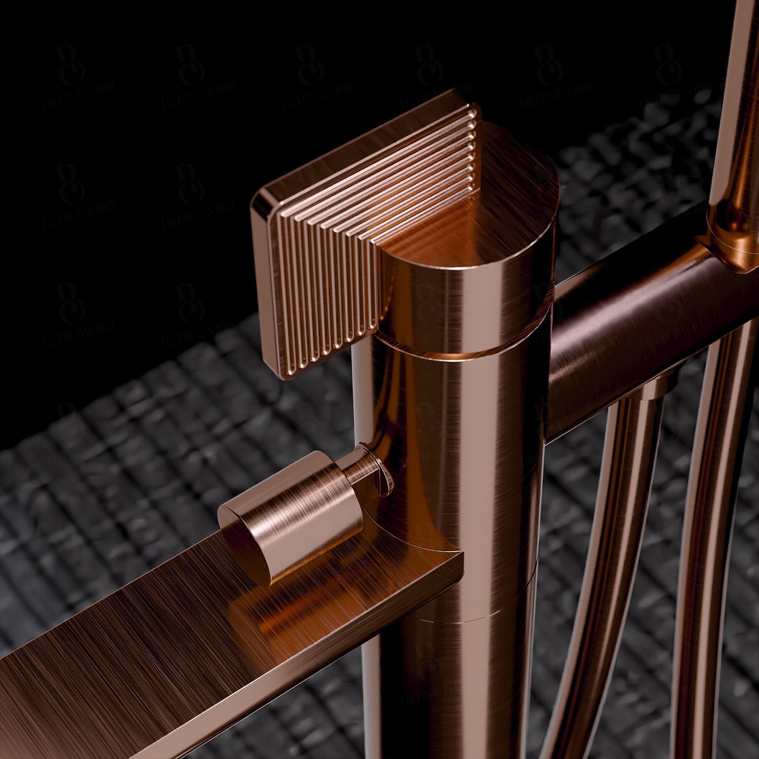 Daniël Rub. Vrijstaande badkraan - Stellar Chrome-serie Wastafelkraan