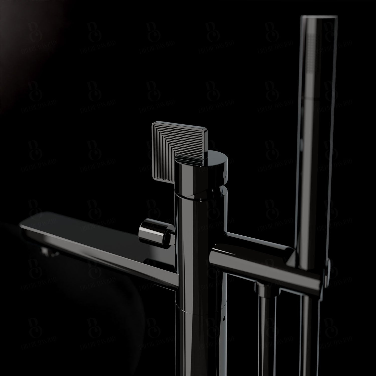 Daniël Rub. Vrijstaande badkraan - Stellar Chrome-serie Wastafelkraan