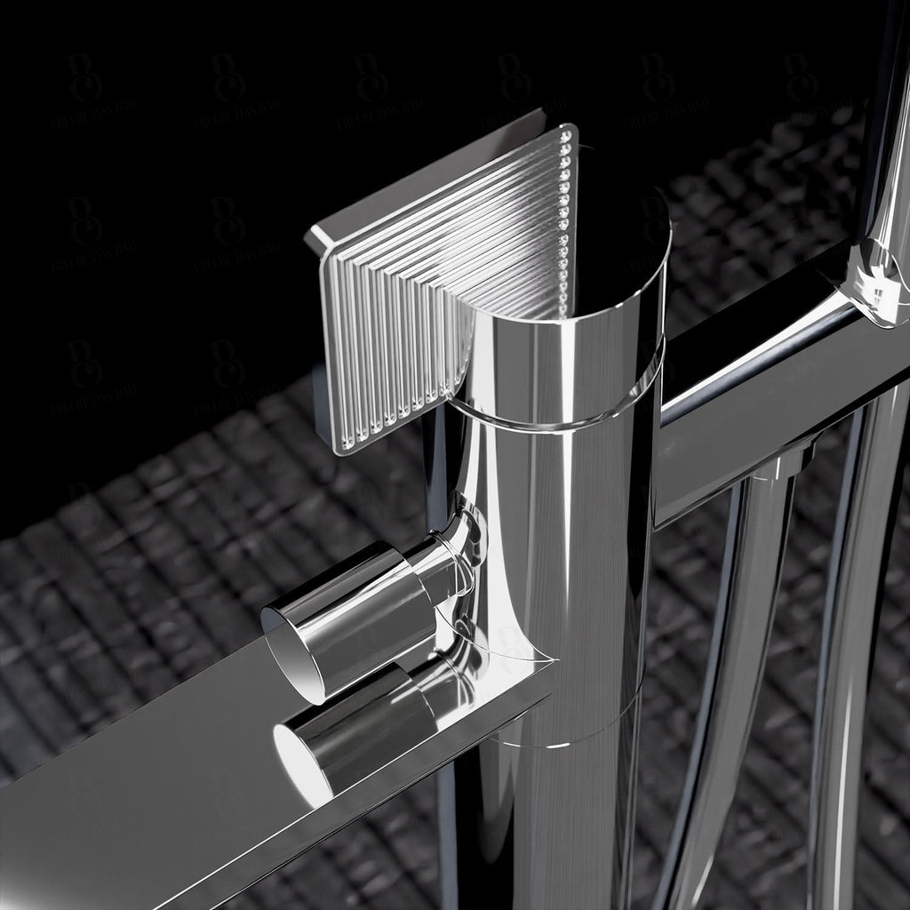 Daniël Rub. Vrijstaande badkraan - Stellar Chrome-serie Wastafelkraan