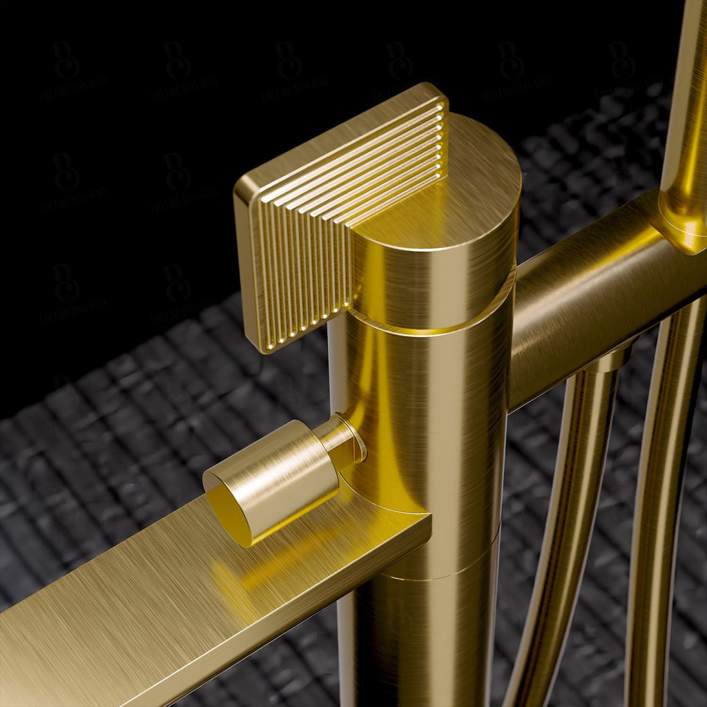 Daniël Rub. Vrijstaande badkraan - Stellar Chrome-serie Wastafelkraan