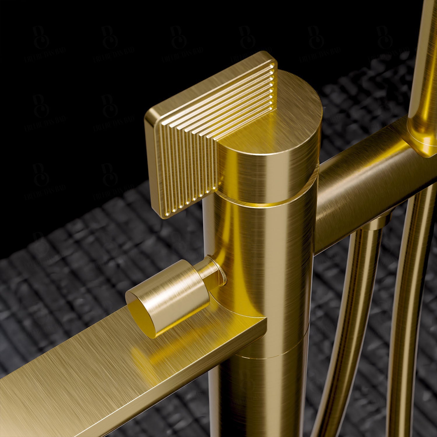 Daniël Rub. Vrijstaande badkraan - Stellar Chrome-serie Wastafelkraan