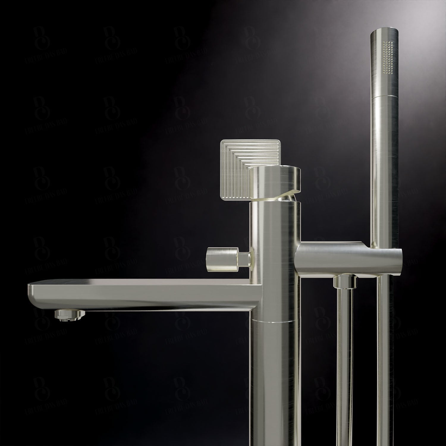 Daniël Rub. Vrijstaande badkraan - Stellar Chrome-serie Wastafelkraan