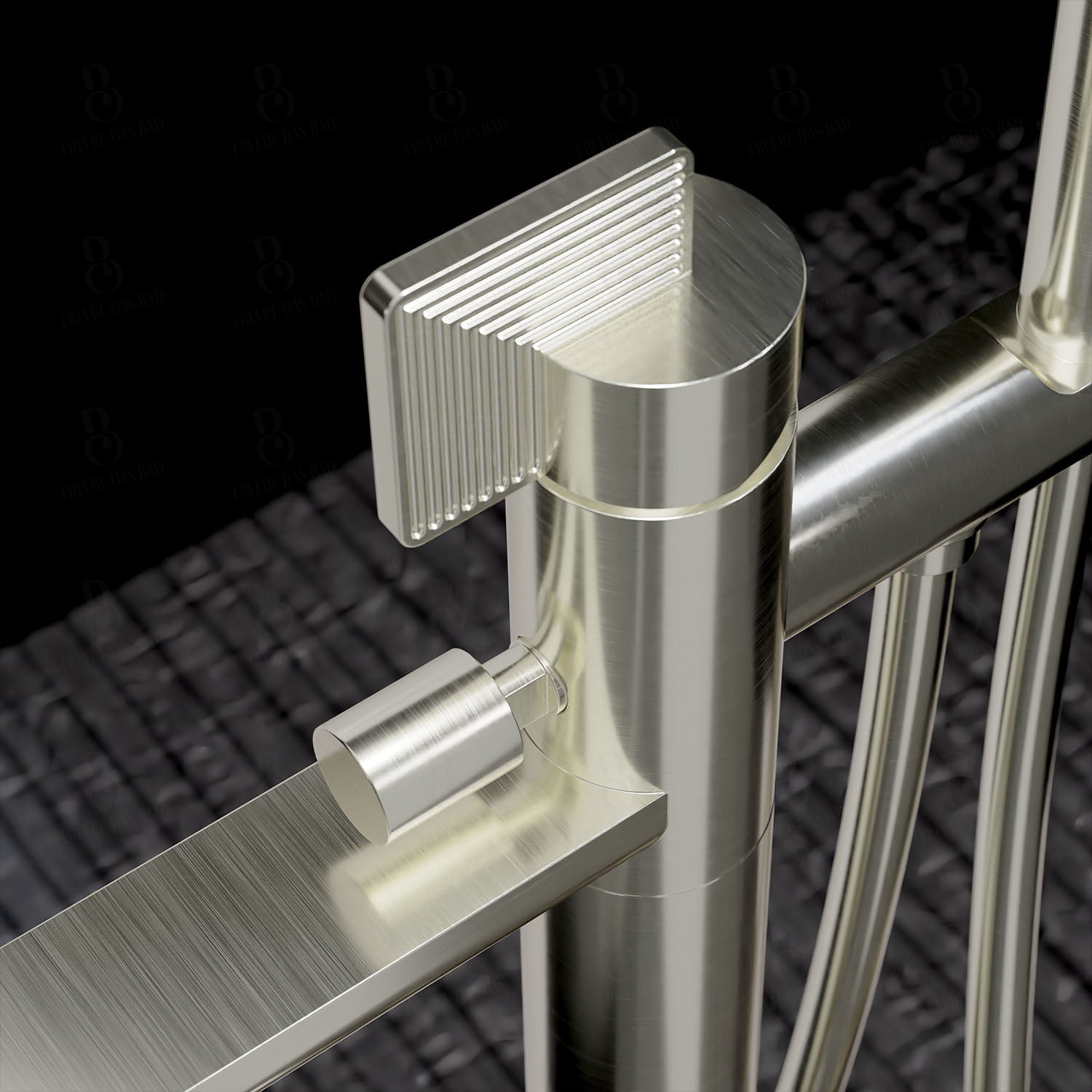 Daniël Rub. Vrijstaande badkraan - Stellar Chrome-serie Wastafelkraan