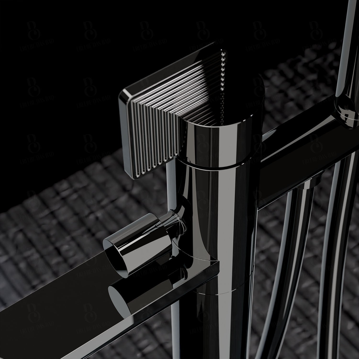 Daniël Rub. Vrijstaande badkraan - Stellar Chrome-serie Wastafelkraan