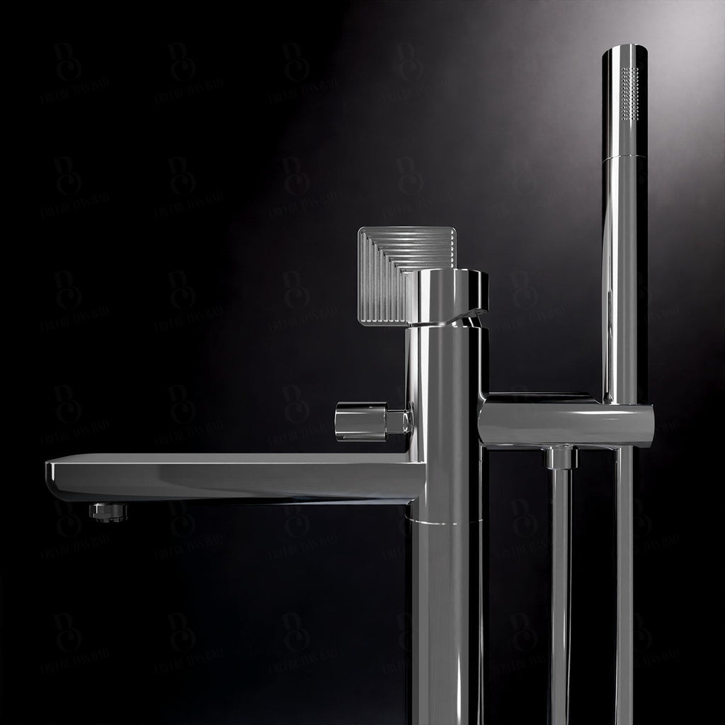 Daniël Rub. Vrijstaande badkraan - Stellar Chrome-serie Wastafelkraan