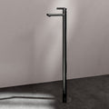 Daniel Rub. Single Lever Basin Mixer - Floor mounting series Club with waste fitting Shiny Black Chrome