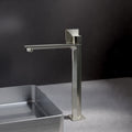 Daniel Rub. Single Lever Basin Mixer - Stellar series high fitting without waste fitting brushed nickel
