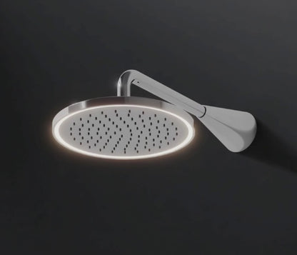 Regenbrause mit LED-Beleuchtung - mit mini Wasserturbine - kein Stromanschluss erforderlich