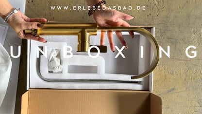 Treos Single Lever Basin Mixer - Series 195 - with an elevated dashboard body