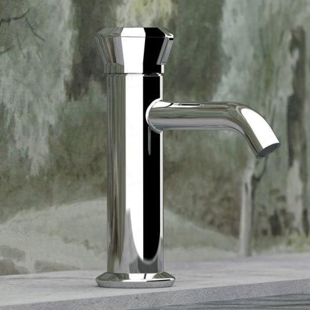 Remer Rub. Single lever basin mixer - Element series without chrome drain fitting Single Lever Basin Mixer