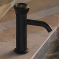 Remer Rub. Single lever basin mixer - Element series without drain fitting, matt black