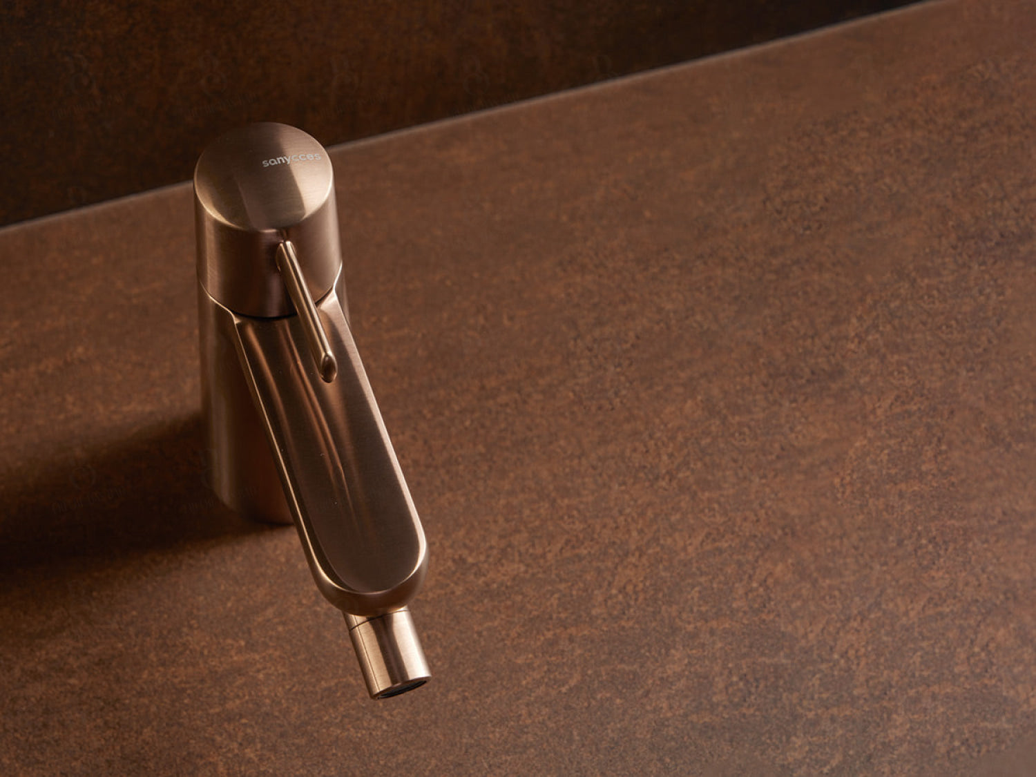 Sanycces Dedal Bidet-Einhebelmischer Mit Druckverschluss Rose Gold Bidetarmatur