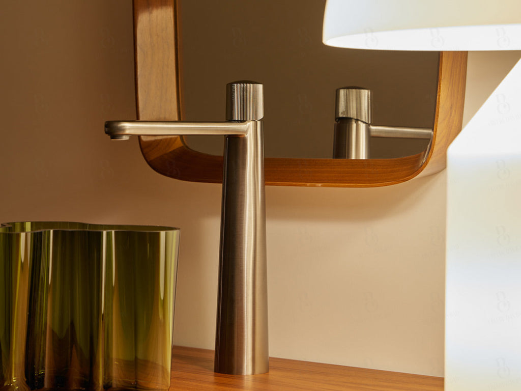 Sanycces Dedal Single lever basin mixer High with snap fastening rose gold Single Lever Basin Mixer