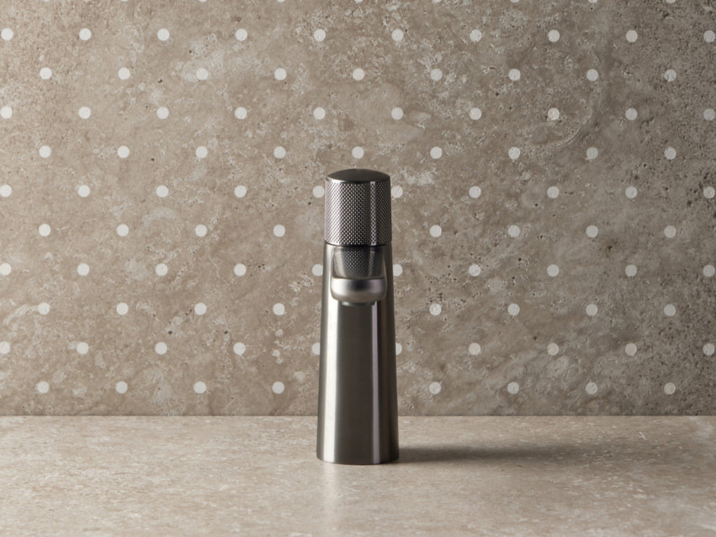 Sanycces Dédal Mitigeur de lavabo Avec bouton pression en métal brut Mitigeur de lavabo