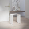 Steinberg Duschhocker Serie 430 - Aus Mineo Stone In Weiss Hocker