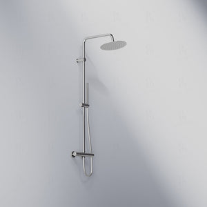 Steinberg Brauseset Serie 101 mit Thermostat, Regenbrause rund und Stabhandbrause