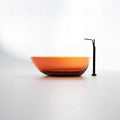 Freestanding bathtub - Steinberg Series 489 - made of polyresin - amber