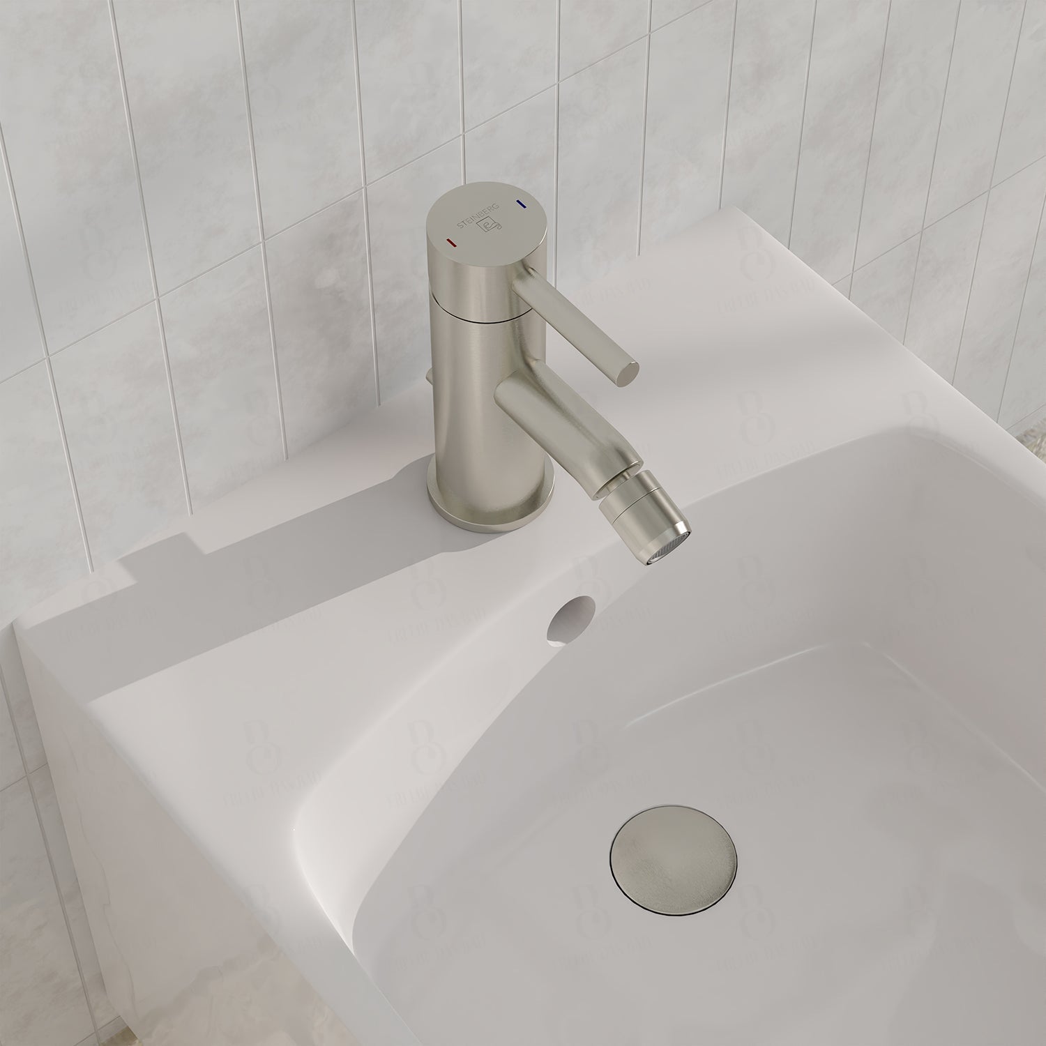 Brushed nickel