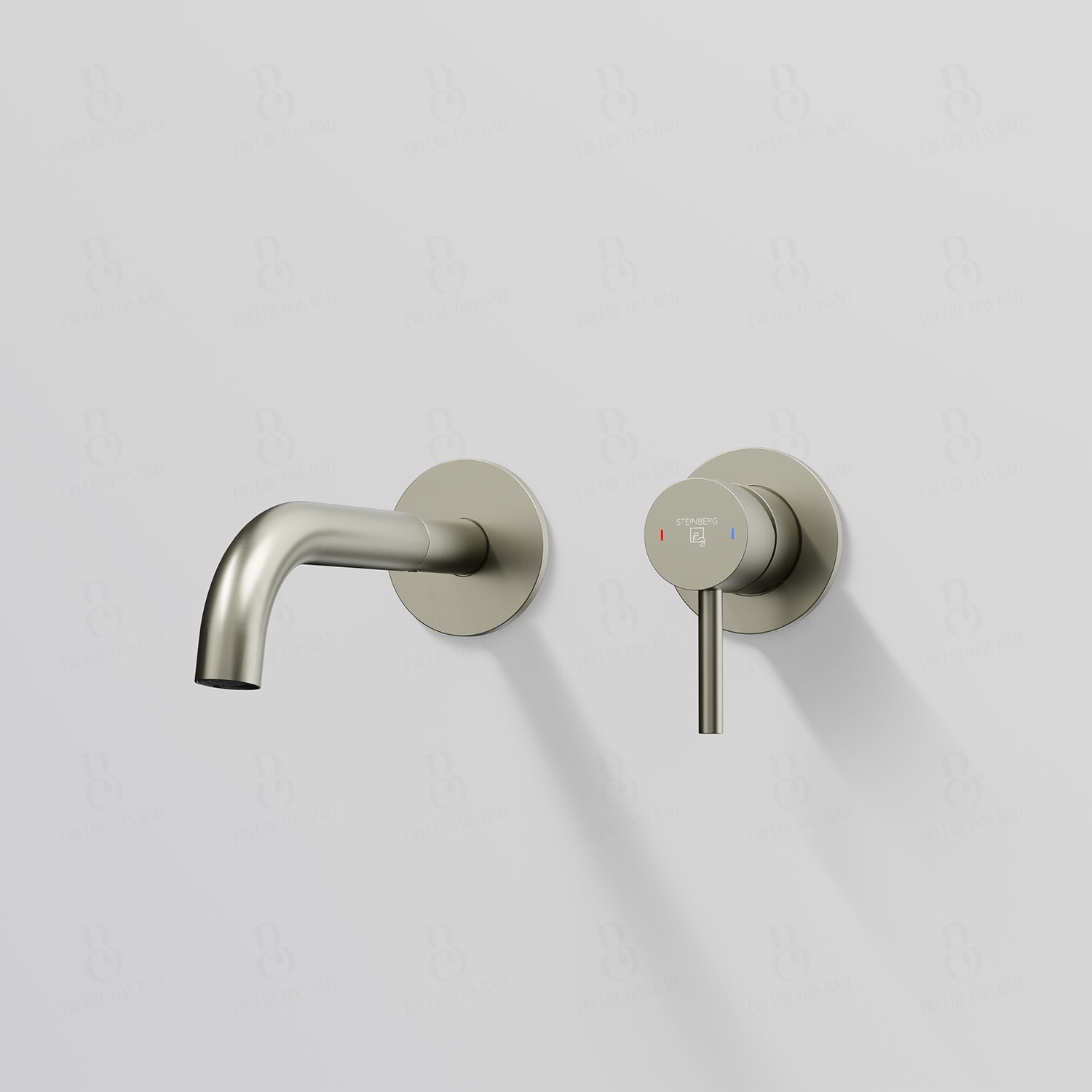 Brushed Nickel Ohne Ablaufgarnitur