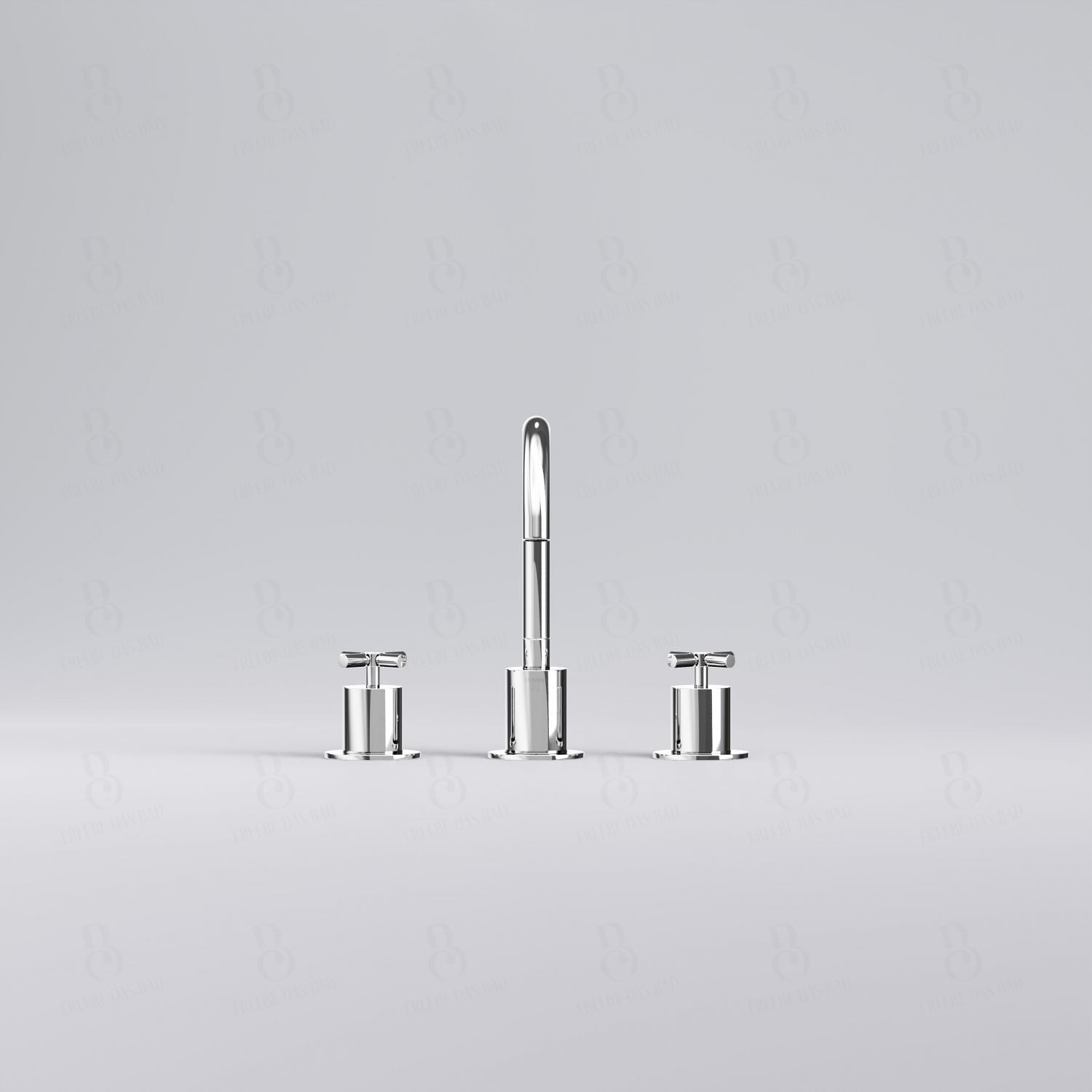 Chrome with waste fitting