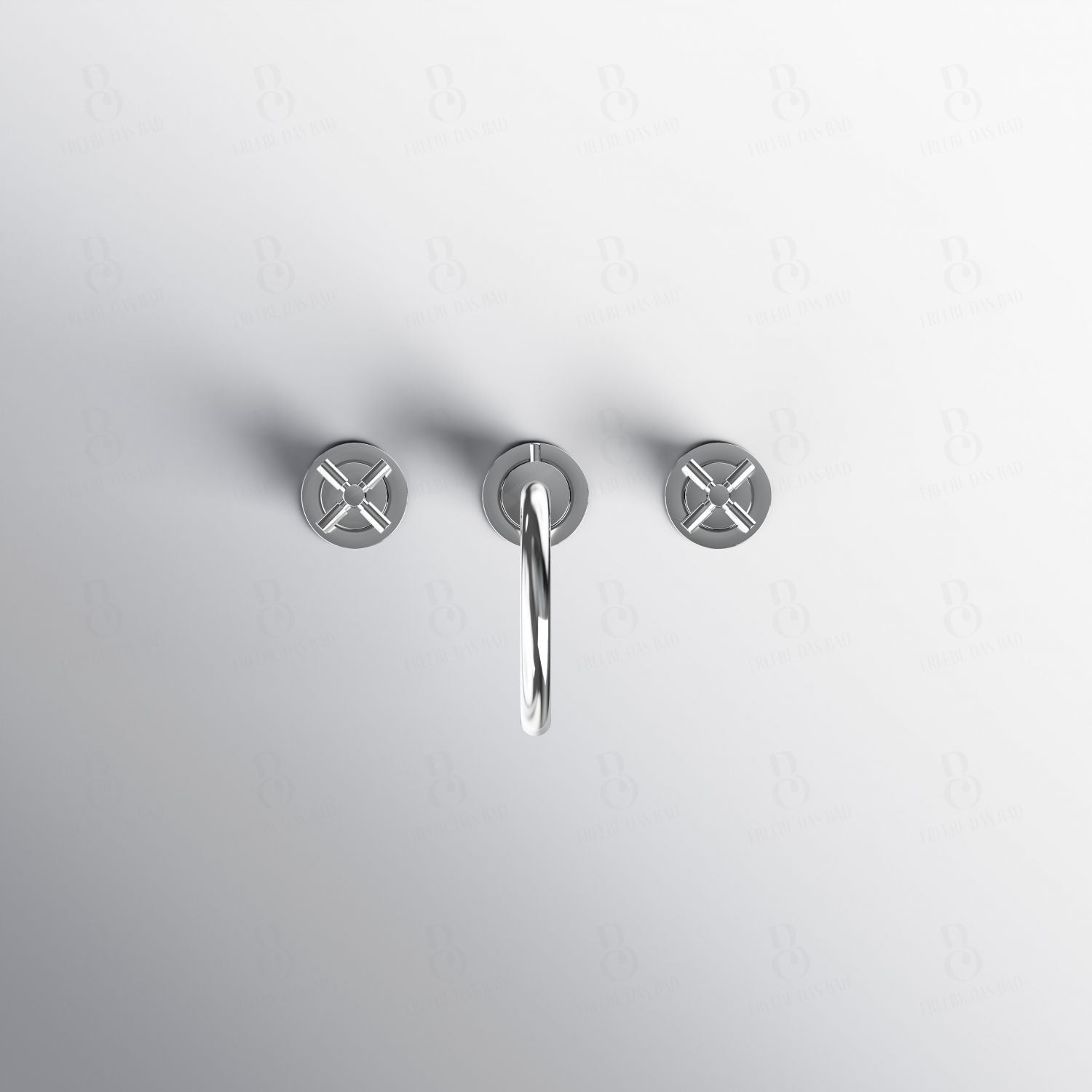 Chrome with waste fitting