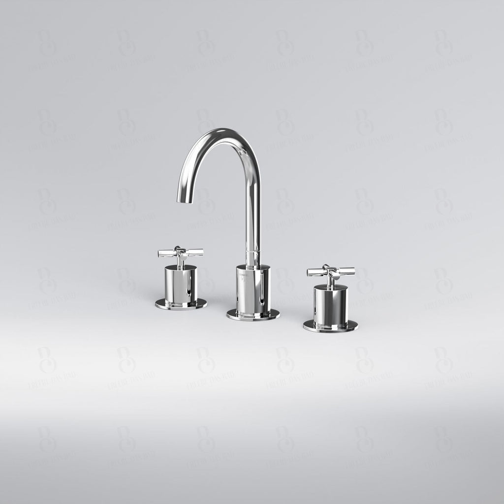 Chrome with waste fitting