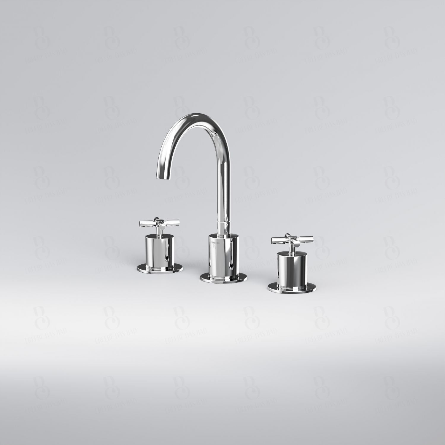 Chrome with waste fitting