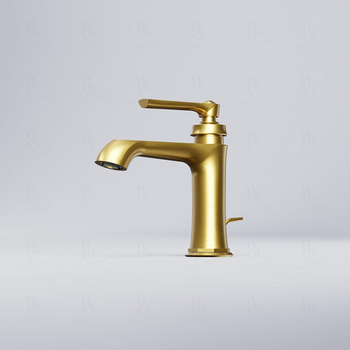 Brushed Gold With drain fitting