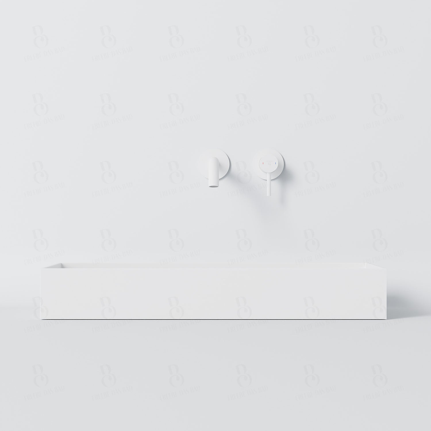 Matt White Ohne Ablaufgarnitur