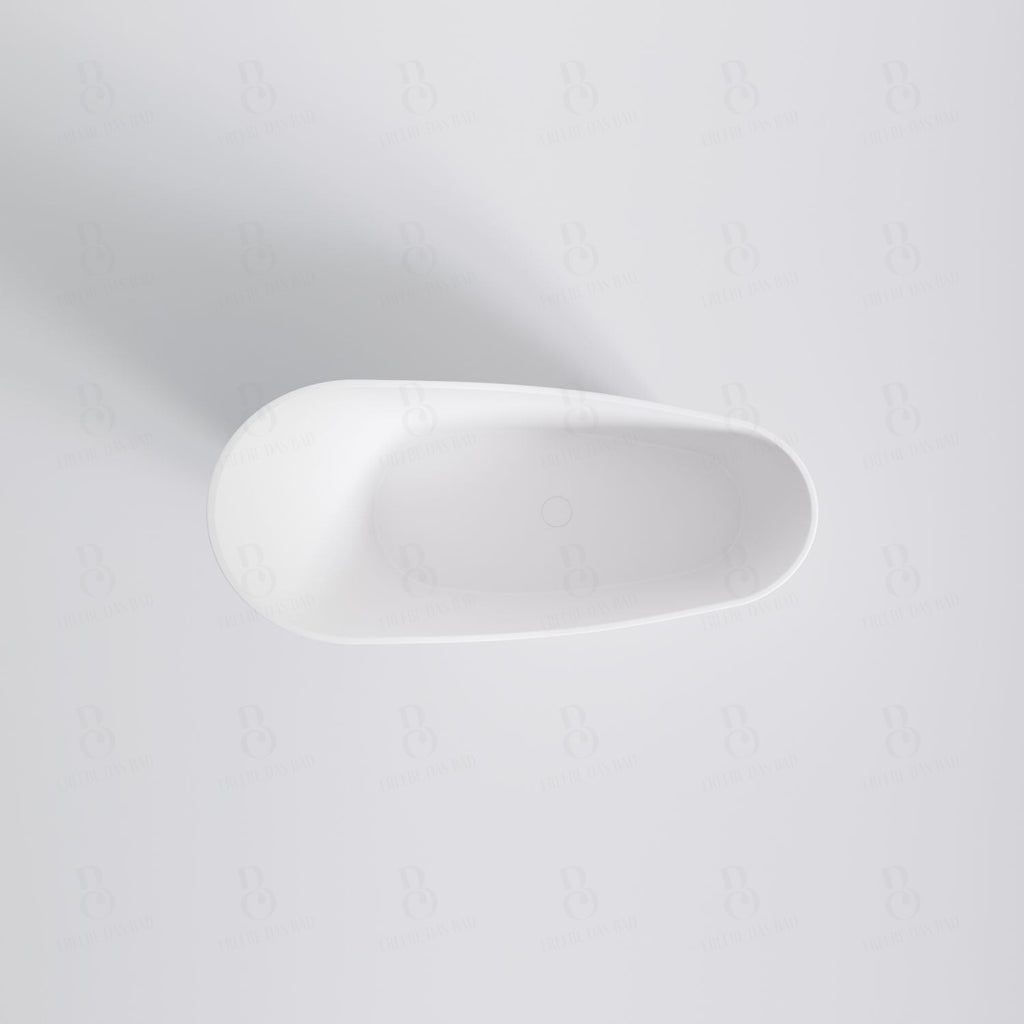 Matt White Mit Ablaufgarnitur