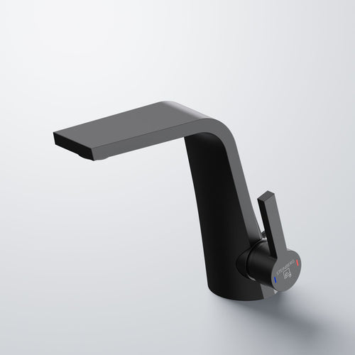 Steinberg Single Lever Basin Mixer Series 260 in matt black 