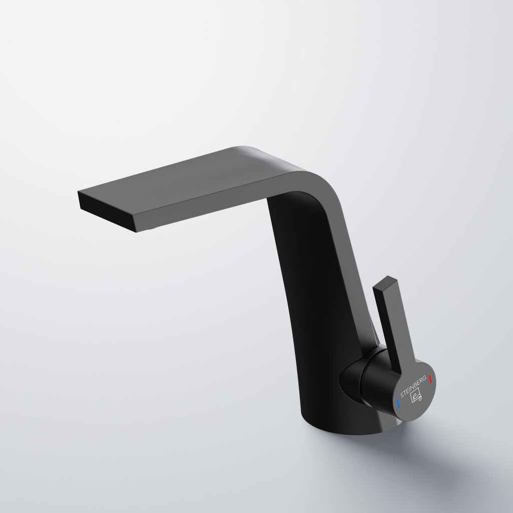 Steinberg Waschtischarmatur Serie 260 in Matt Schwarz 31